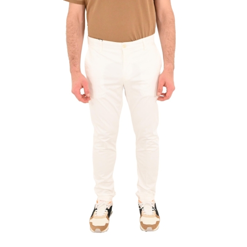 mark up pantalone uomo bianco MK 495141