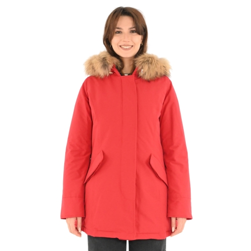 mixture parka donna rosso G237