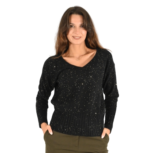 molly bracken maglia donna nero LA1590CH