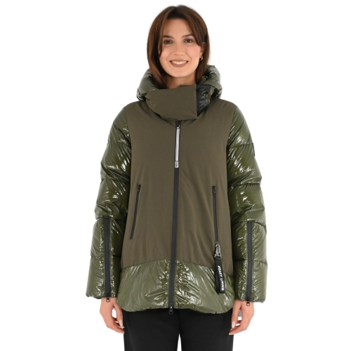 montereggi piumino donna verde militare FW37311