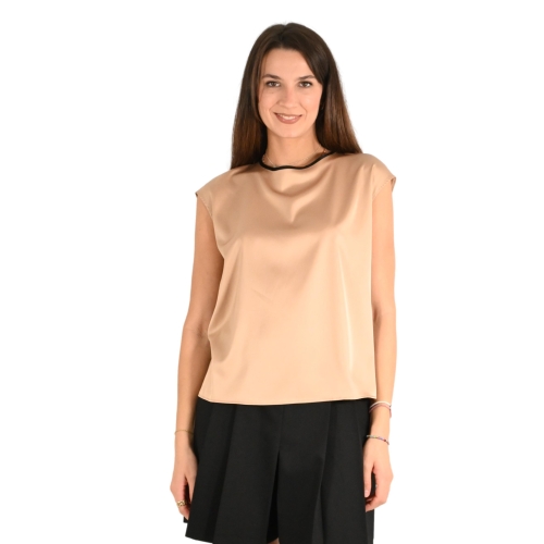 imperial blusa donna beige RGJ6IDG