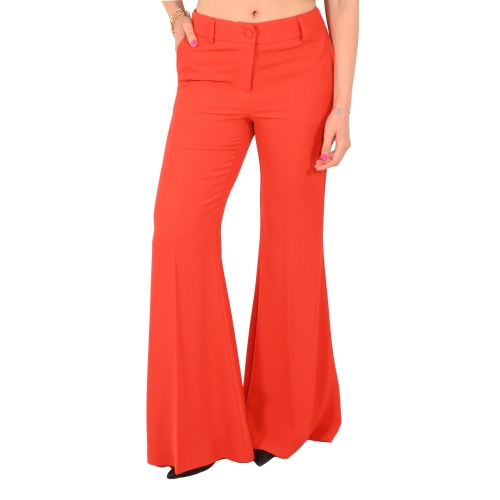 kontatto pantalone donna rosso MA1004