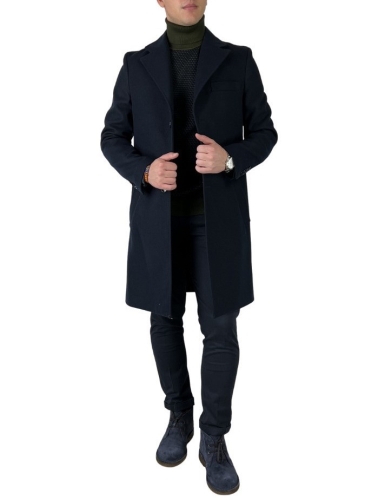 mark up cappotto uomo nero MK194608