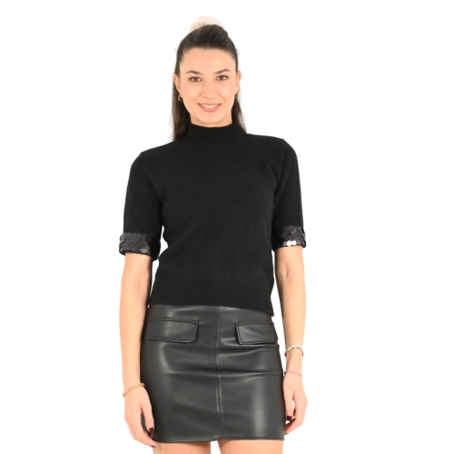 haveone maglia donna nero MMO-M129