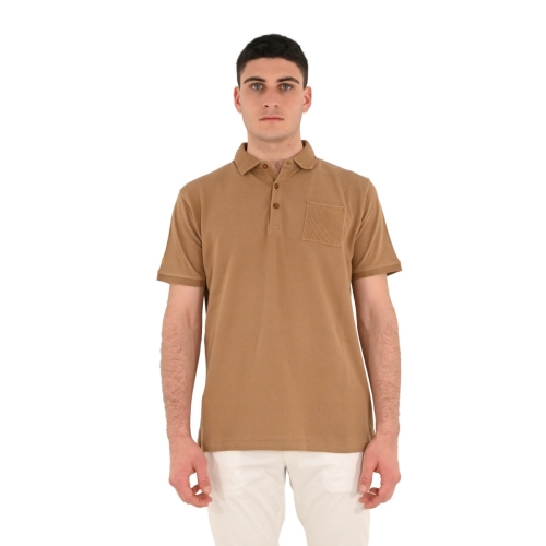 north pole polo uomo nocciola NPX 706