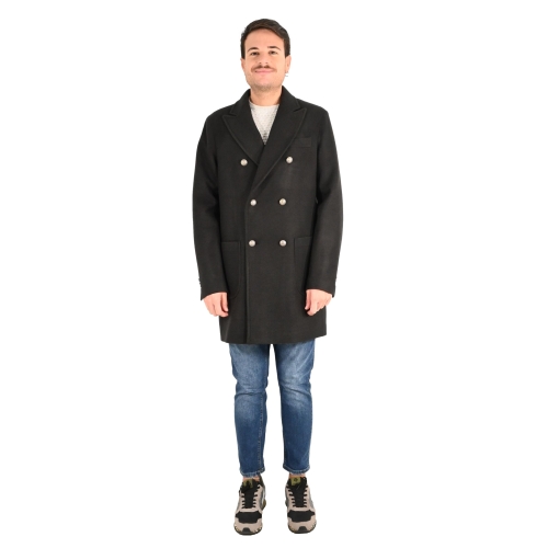 imperial cappotto uomo nero K5441K4937