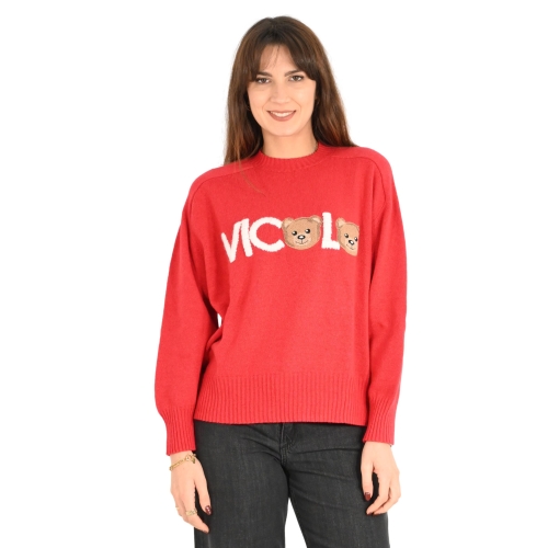 vicolo maglia donna rosso 77198S