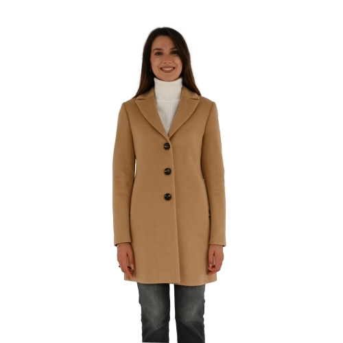 please cappotto donna cammello K493QNATAS