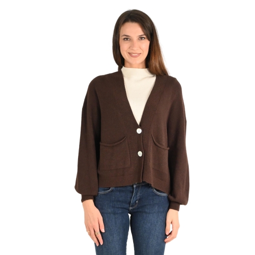 imperial cardigan donna cioccolato M3025771