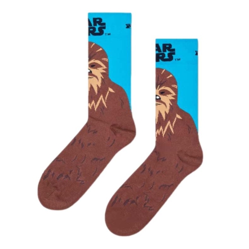 happy socks calzini uomo marrone STAR WARS CHEWBACCA/U