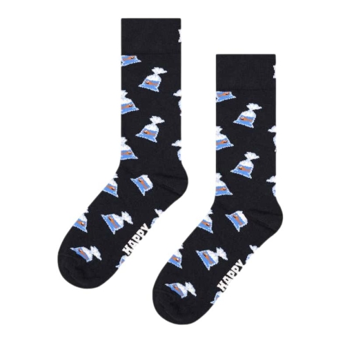 happy socks calzini donna nero SOMETHING FISHY/D