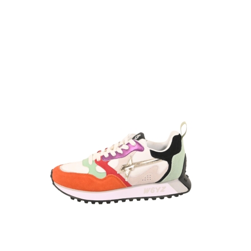 W6YZ sneakers donna orange white aloe LOOP-UNI