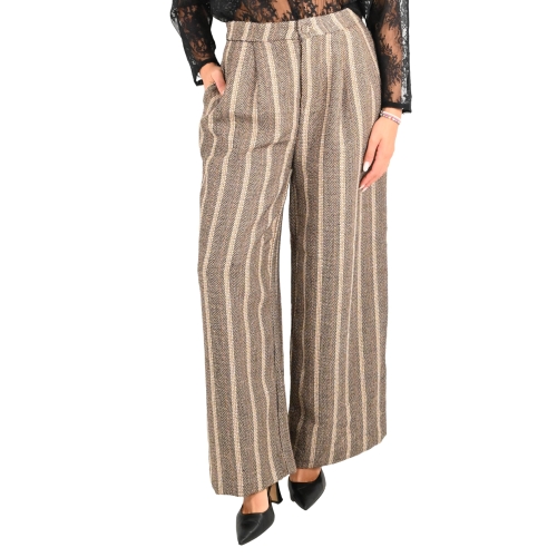 molly bracken pantalone donna beige T1872CH