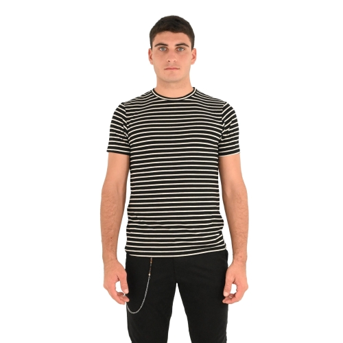 imperial t-shirt uomo nero avorio T6407I227