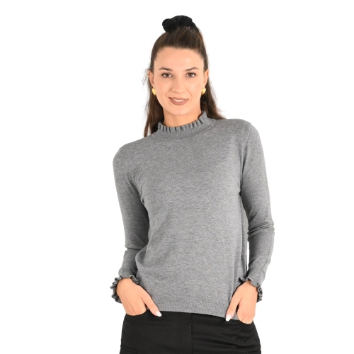 haveone maglia donna grigio melange MNC-M036