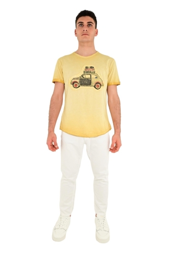 berna t-shirt uomo senape M 220143