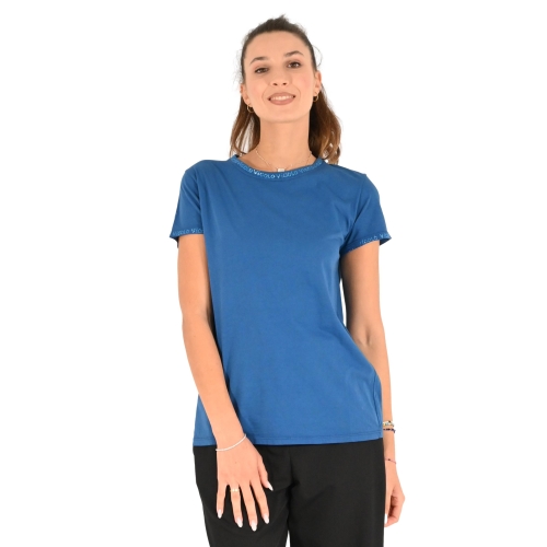 vicolo t-shirt donna azzurro RS0050