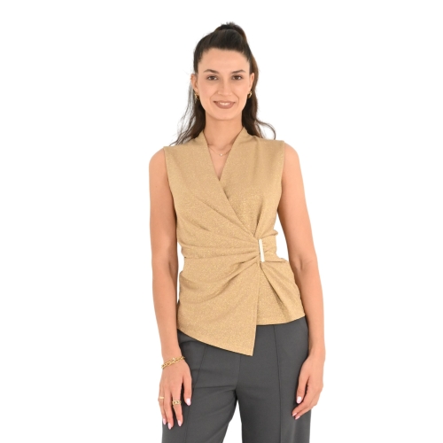 rinascimento top donna oro CFC0120053003