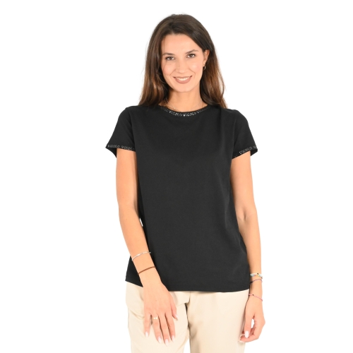 vicolo t-shirt donna nero RS0050