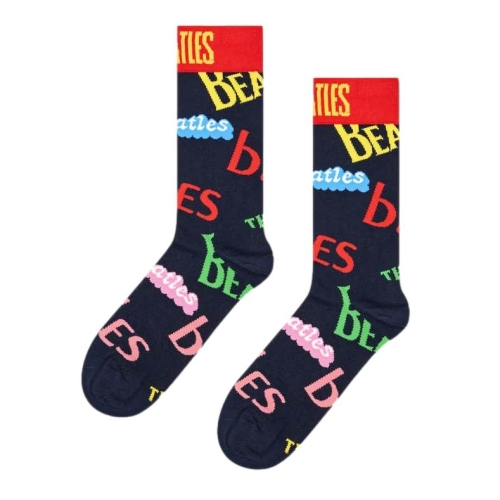 happy socks calzini uomo navy BEATLES IN THE NAME OF/U