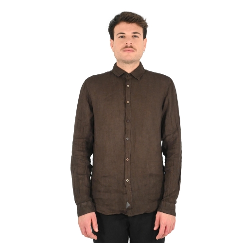 koon camicia uomo marrone LCM952LI01