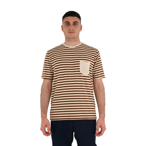 squad2 t-shirt uomo beige bruciato TS065 - XXL