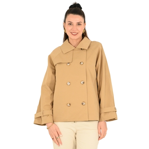 rinascimento giubbetto donna cammello beige CFC0119696003