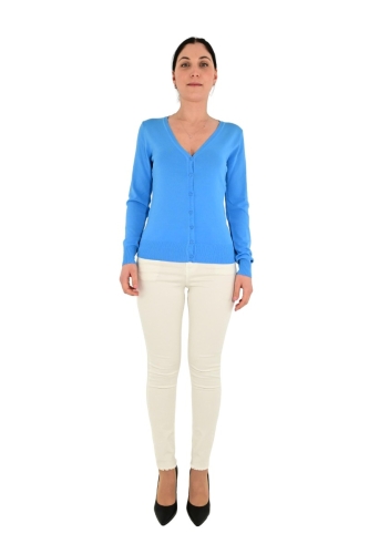 influencer cardigan donna turchese J6166