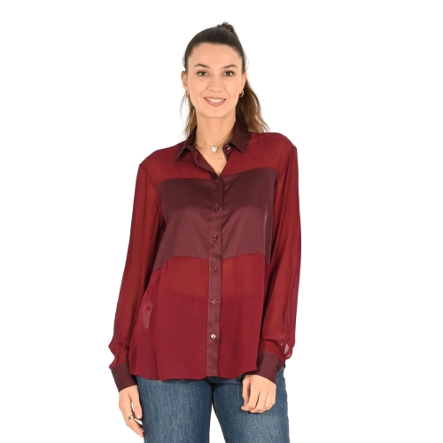 imperial camicia donna bordeaux CMG5IFC