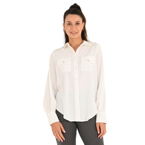 rinascimento blusa donna panna bianco CFC0120377003