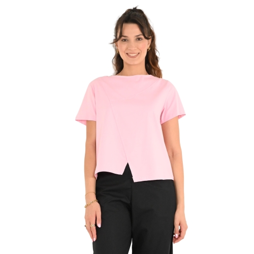 nuova moda t-shirt donna rosa 51700