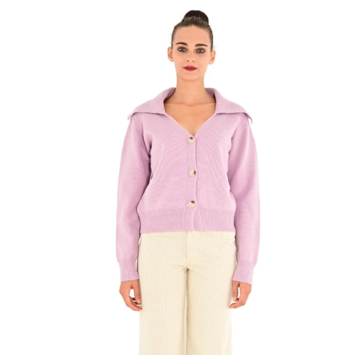 compania fantastica cardigan donna lilla 23C/10051