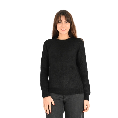 vicolo maglia donna nero 55067S