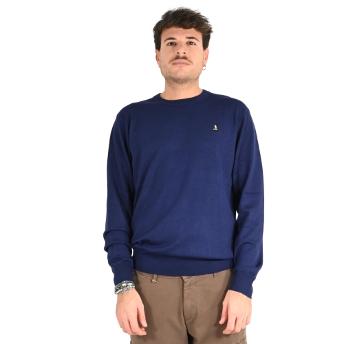 refrigue maglia uomo denim CREWNECK