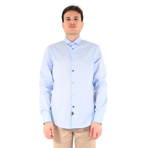 koon camicia uomo celeste NCM877BS01