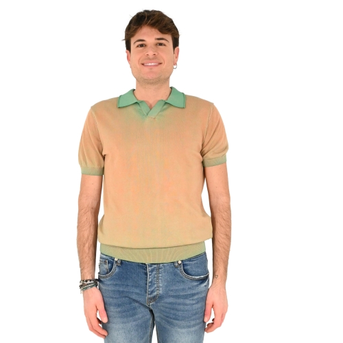 berna polo uomo arancio verde M 251033