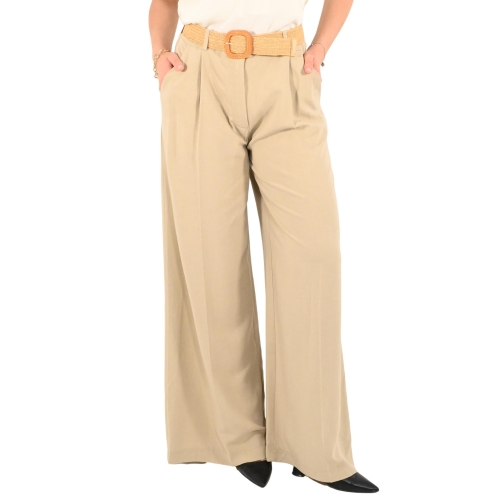 please pantalone donna beige P25WCMO000