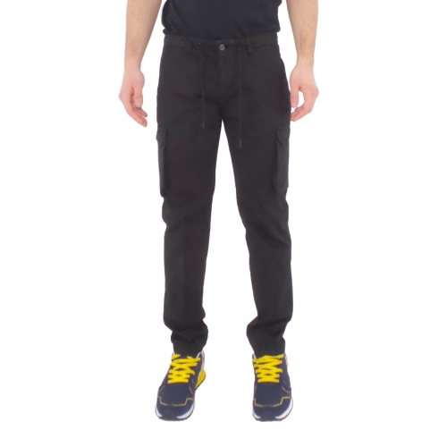 moro pantalone uomo nero ME2167