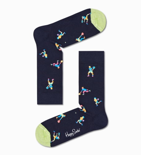 happy socks calzini donna blu GAME SET SOCK/D