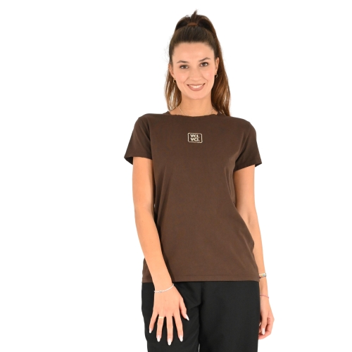 vicolo t-shirt donna cioccolato RS0039