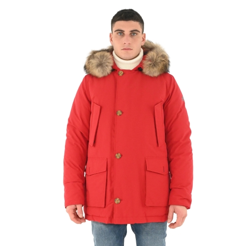 mixture parka uomo rosso X118