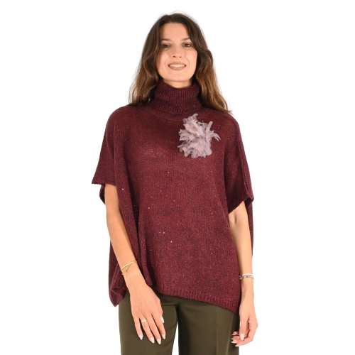 kontatto maglia donna vino 3M0238