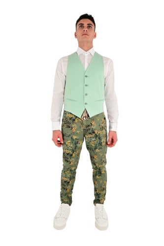 squad2 gilet uomo verde GT007