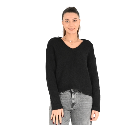 vicolo maglia donna nero 33107S