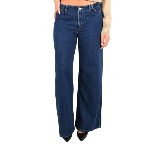 pont denim jeans donna denim scuro G007