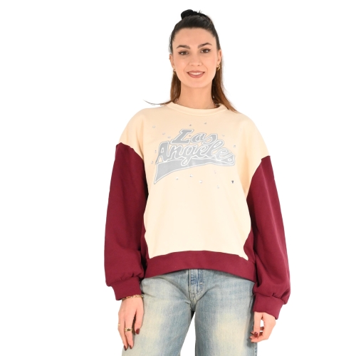 haveone felpa donna burro bordeaux FMA-M037