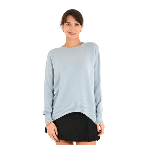 vicolo maglia donna celeste 77250S