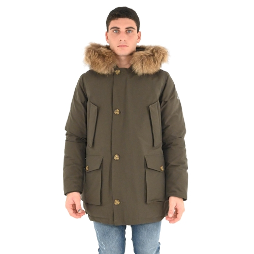 mixture parka uomo verde militare X118