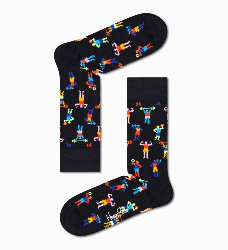 happy socks calzini donna nero WORK IT SOCK/D