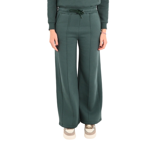 superculture clothing pantalone donna verde bosco DEMI-Z